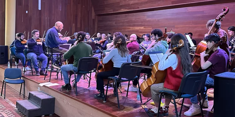 Prove dell'orchestra del Conservatorio Canepa