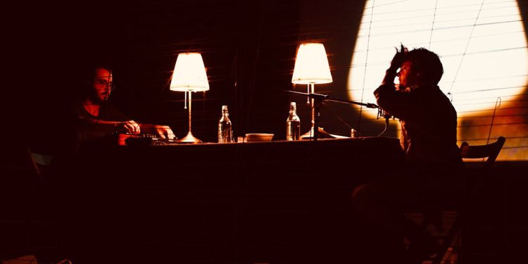 Simone Azzu e Martino Corrias in scena