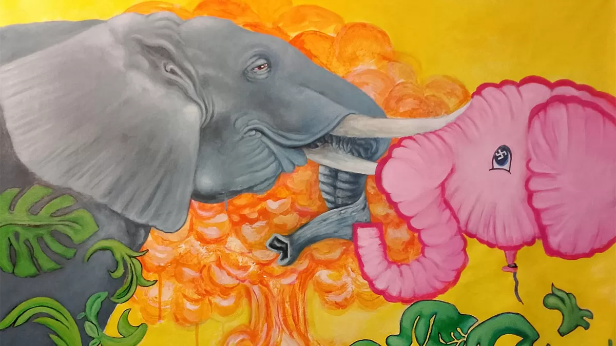 Un dipinto di Riccardo Camboni