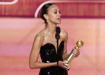 Zoe Saldana miglior attrice non protagonista per “Emilia Pérez” ai Golden Globe 2025