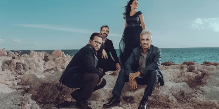 Alessandro Di Liberto con Sebastiano Dessanay, Roberto Migoni e Laura J Marras. ? Sara Deidda