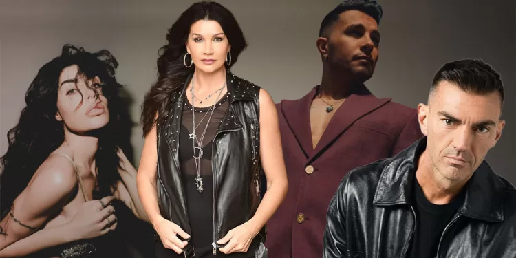 Bianca Atzei, Luisa Corna, Marco Carta e Gabry Ponte