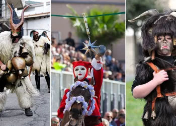 Boes e Merdules di Ottana, Sartiglia di Oristano e Mamutzones di Samugheo. ? Depositphotos