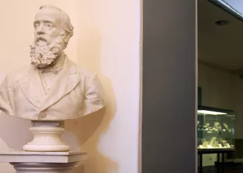 Il busto di Giovanni Antonio Sanna al Museo nazionale archeologico ed etnografico di Sassari