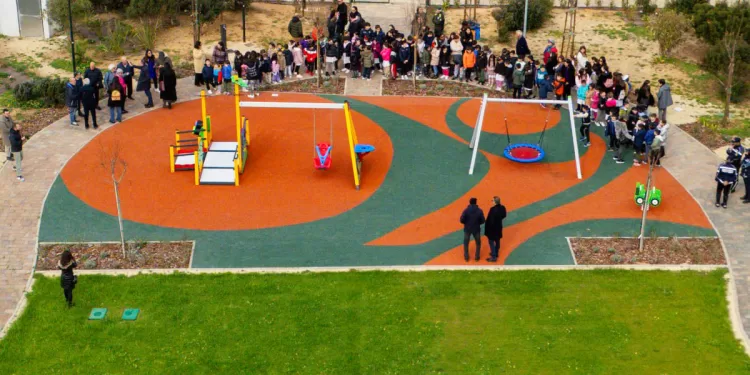 Il nuovo parco ricreativo di via Manzoni - via Montale a Porto Torres