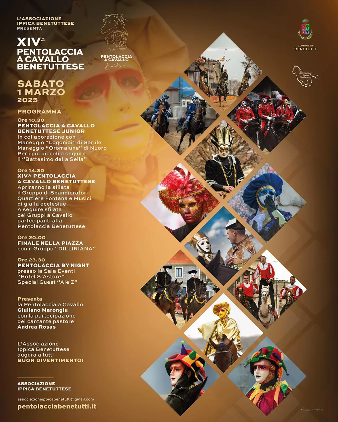 Pentolaccia a cavallo benetuttese 2025