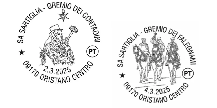 Poste Italiane, annulli filatelici per Sa Sartiglia