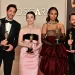 Da sinistra: Adrien Brody, Mikey Madison, Zoe Saldana e Kieran Culkin. ? Afp