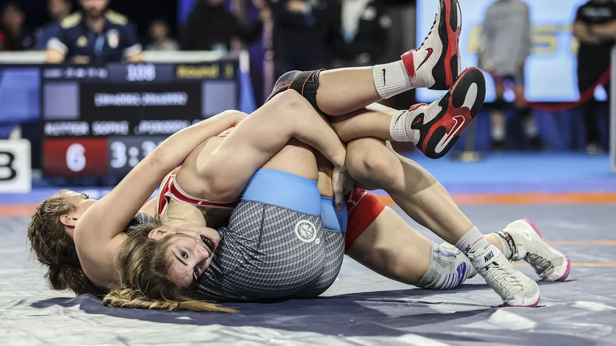 Denise Piroddu vs Sophie Ritter ai Campionati Italiani U20. ? FIJLKAM