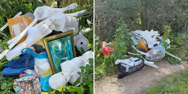 Discarica abusiva di rifiuti speciali ad Oristano