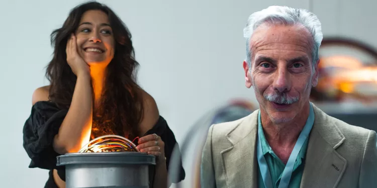 Giulia Bellu e Giovanni Storti