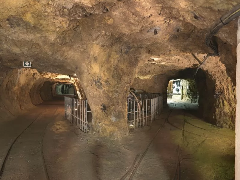 L’interno della Galleria Villamarina - Miniera di Monteponi ad Iglesias. ? Pietro Paolo Pinna | Regione Autonoma della Sardegna