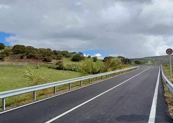 La strada tra Ittiri e Thiesi dopo i lavori di manutenzione