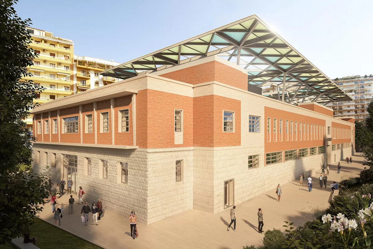 Nuovo Mercato di San Benedetto di Cagliari - simulazione grafica