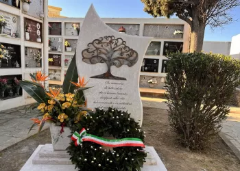 Porto Torres, monumento in memoria delle vittime del Covid