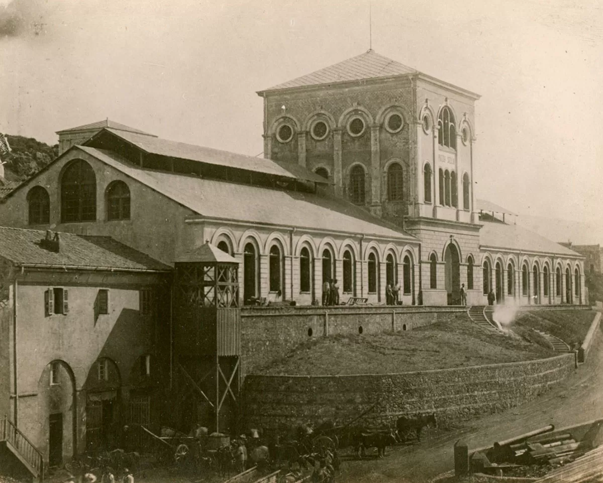 Pozzo Sella - Miniera di Monteponi ad Iglesias. ? Archivio Storico Comunale di Iglesias