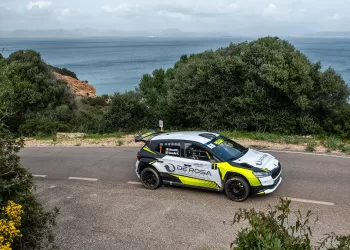 Rossetti-Gonella su Skoda Fabia Rs al 3° Rally Sulcis Iglesiente. ? Zedda e Borea