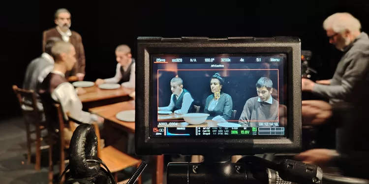 Riprese de “Il giorno del giudizio” della compagnia Sardegna Teatro
