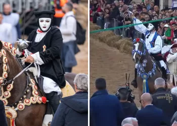 Sartiglia 2025, Luigi Iriu e Alessandro Cester, vincitori dei premi per le migliori discese
