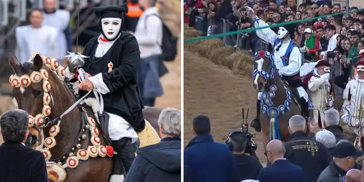 Sartiglia 2025, Luigi Iriu e Alessandro Cester, vincitori dei premi per le migliori discese