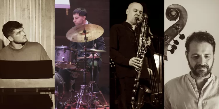 Shawnuff Quartet: Andrea Budroni, Luca Demontis, Paolo Carta Mantiglia e Sebastiano Dessanay
