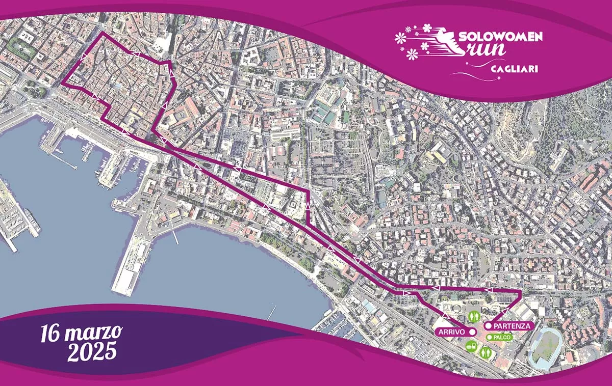SoloWomenRun Cagliari - Percorso 2025