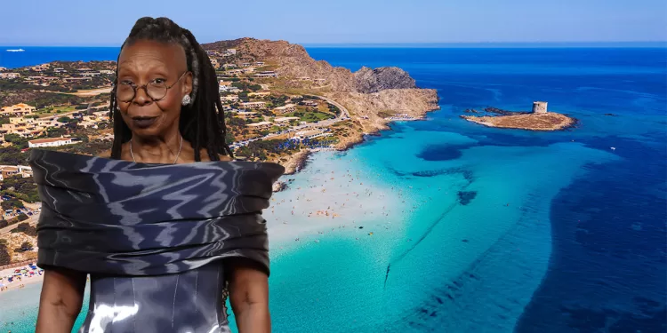 Stintino e Whoopi Goldberg. ? Depositphotos