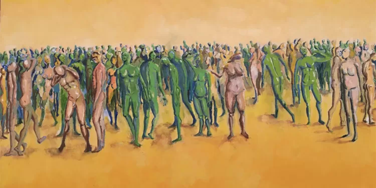 Un dipinto di Vittorio Boi