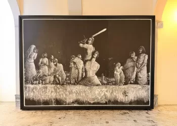 Xilografia "OttoMani" di Giovanni Dettori