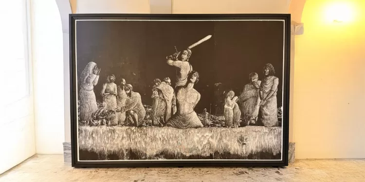 Xilografia "OttoMani" di Giovanni Dettori
