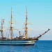 La Nave Scuola Amerigo Vespucci. ? Depositphotos