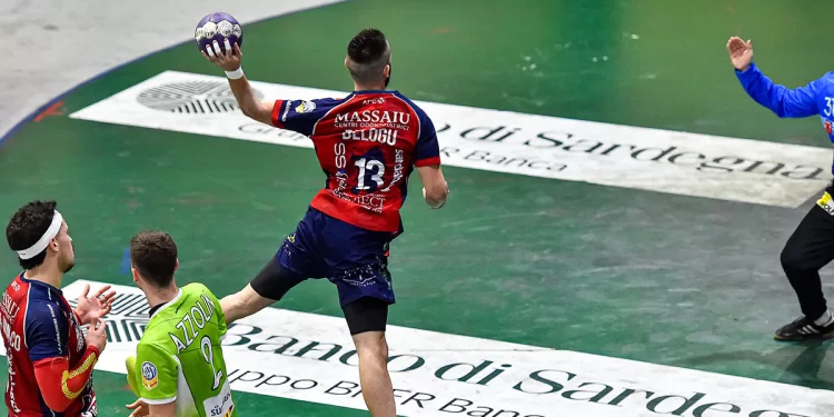 Andrea Delogu, miglior realizzatore di giornata in casa Raimond. 📷 Claudio Atzori
