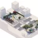 Cagliari, riqualificazione del campetto di via Cornalias (rendering)
