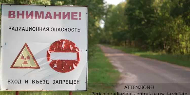 Cartello zona esclusione, Chernobyl