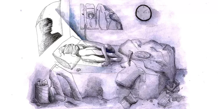 Mostra “Le stanze degli Hikikomori”: Chiara Su, china su carta, 29,7x21 cm