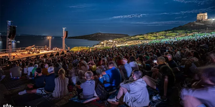 Un concerto del Dromos Festival a Tharros. 📷 Francesco De Faveri