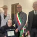 La centenaria di Nuraxinieddu Francesca Perdighe con le figlie Emanuela e Annamaria, il Sindaco Sanna e l'Assessore Cuccu