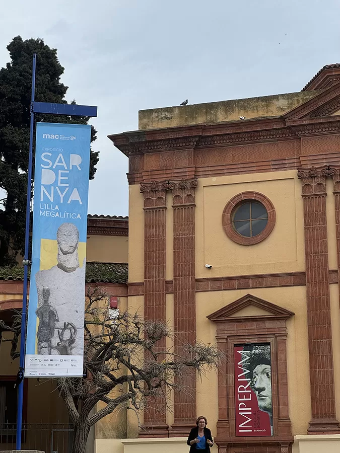 Il Gigante di Mont’e Prama Manneddu al Museo Archeologico della Catalogna di Barcellona