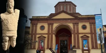 Il Gigante di Mont’e Prama Manneddu al Museo Archeologico della Catalogna di Barcellona