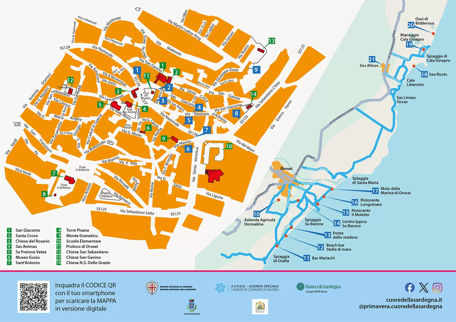 Primavera nel cuore della Sardegna a Orosei - Programma 2025