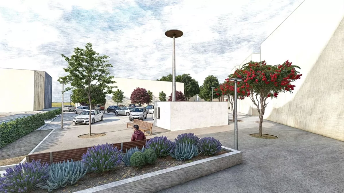 Simulazione della trasformazione della Piazzetta Ballero ad Alghero