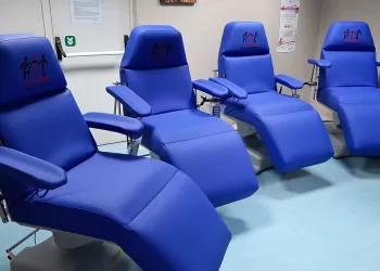 Donazione AIL poltrone per la chemioterapia ospedale San Martino di Oristano