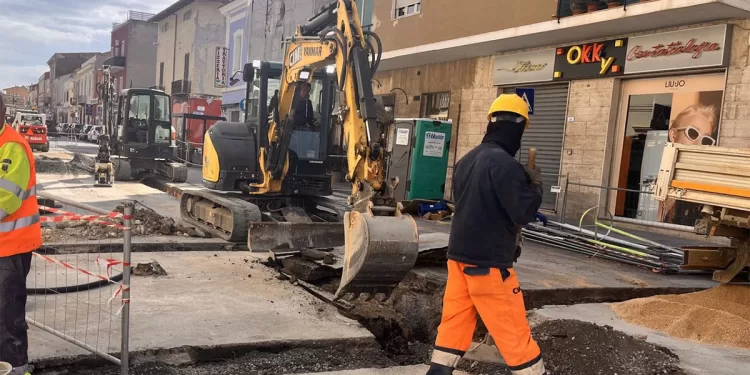 Lavori sulla rete idrica a Porto Torres