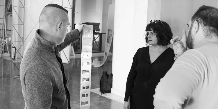 Backstage mostra fotografica “Insula/Insulae”. ? Mario Saragato