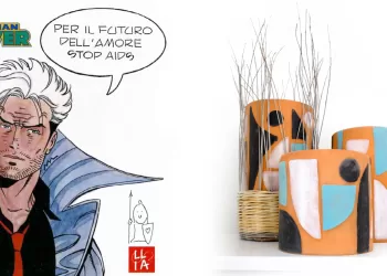 Campagna Lila HIV e vasi di Valentina Follo