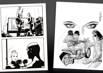 Due tavole di Corrado Mastantuono ed Elia Bonetti. © Diabolik - Astorina Srl