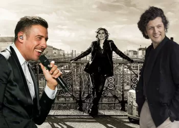 Francesco Gabbani (📷 Depositphotos), Irene Grandi ed Ermal Meta (📷 Imagoeconomica)