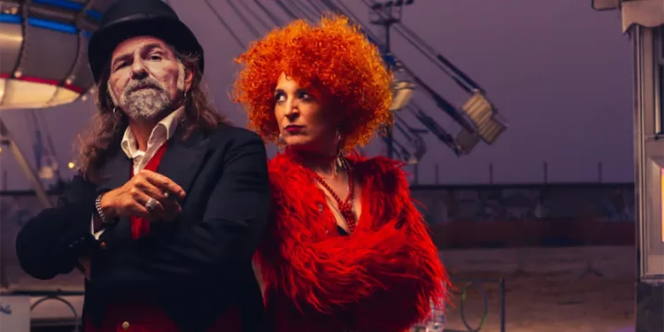 Joe Perrino e Zuanna Maria Boscani in "Cantastorie di Vita Mala"