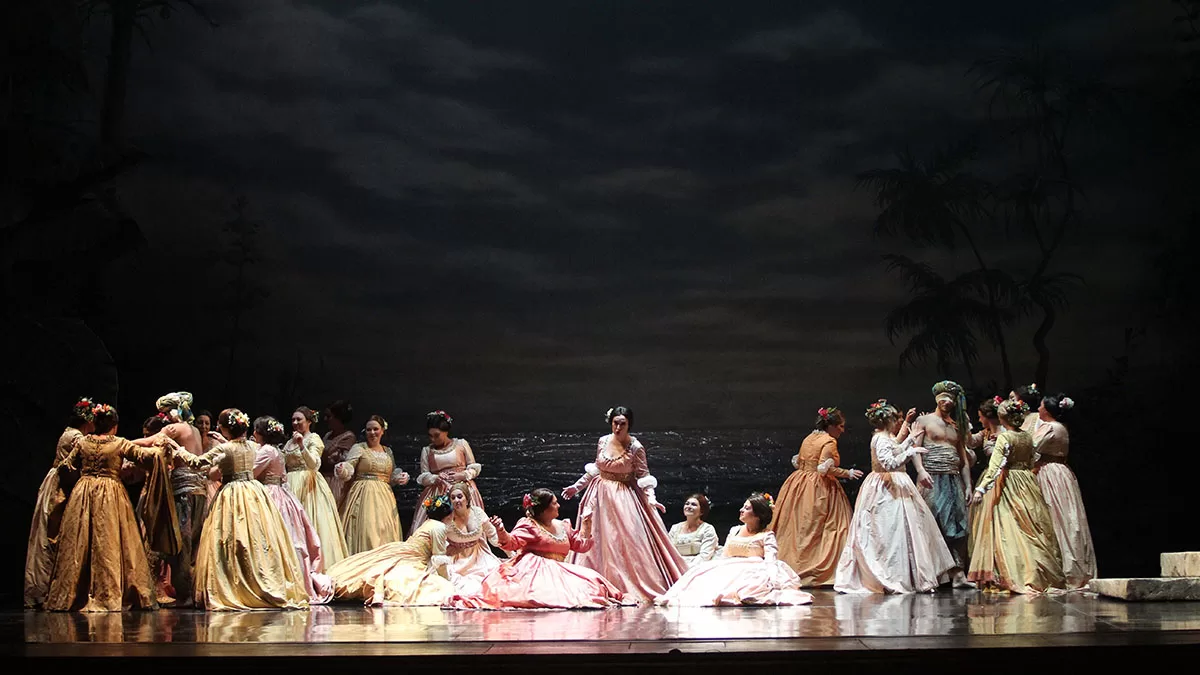 “La Favorita” di Donizetti, allestimento del Teatro Massimo di Palermo