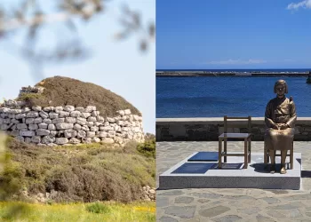 Il Nuraghe Unia e la Statua della Pace a Stintino